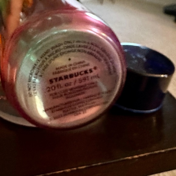 ⚡️Home⚡️ Starbucks Summer Rainbow Ombre Gradient Glass Bottle Tumbler 20 oz - Picture 2 of 4